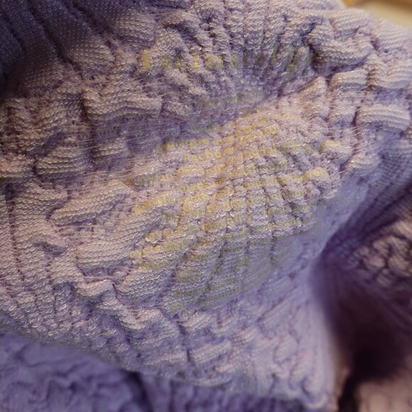 Free People Love Letter Jacquard Floral Square Neck Cami Top Purple Size XS/S - Picture 4 of 5